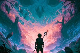 design a dreamy surreal or fantasy music cover