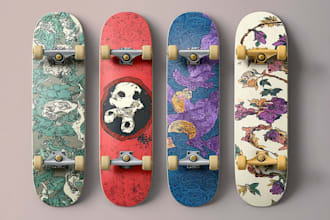 create artwork for your skateboard