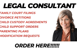 draft family law pleadings, motions, petitions, and family legal documents now