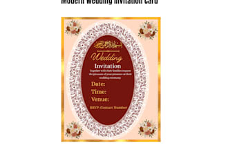 design modern wedding invitation cards in canva