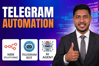 build telegram automation and ai telegram bot with n8n