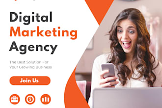 design social media post and branding for your business
