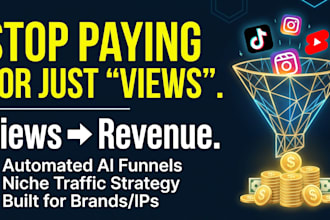 build a social media growth and monetization funnel for your brand