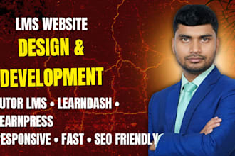 create lms website for online course with tutor lms