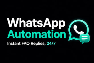 build a whatsapp chatbot with automated faq replies
