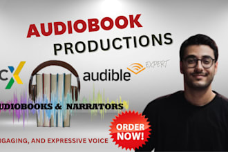 narrate your fiction audiobook for acx and audible with an expressive male voice
