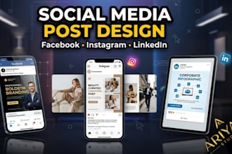 create modern highconverting social media post designs for your brand