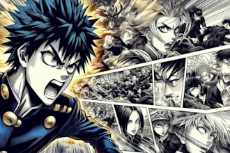 turn your script into professional manga comic pages