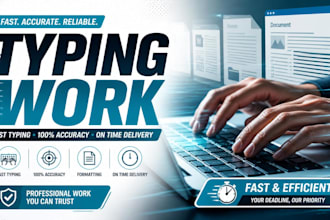 do fast data entry, copy paste, and typing work in 24 hours