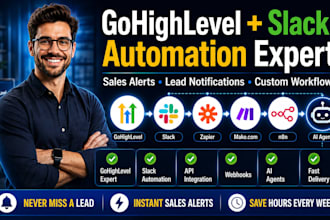 gohighlevel slack expert ghl slack automations sales notifications and workflows