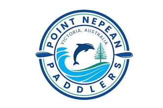 design fun marine based logo for new paddling group