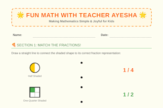 be your online math tutor for kids and school students
