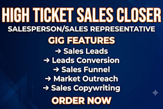 be sales closer sales representative sdr salesperson bdr b2b lead generation