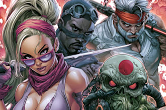 do a charcter of comic or design your comic character