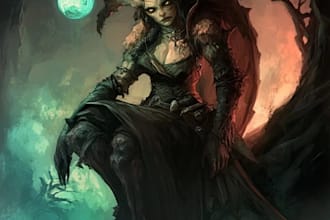fantasy character and dnd character