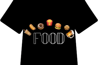 design funny food t shirt and hoodie print