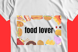 design funny food t shirt and hoodie print