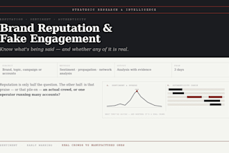 monitor brand reputation and detect fake engagement