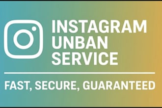 professional, restore instagram page, facebook page,ig profile unbanning issues