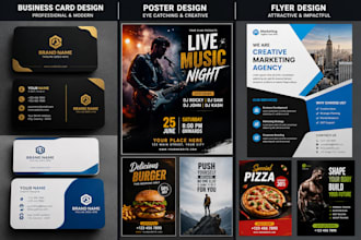 design stunning event and business posters