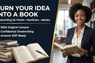 be fiction ebook ghostwriter, fantasy book ghostwriter, ghost writer for KDP