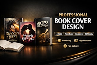 design professional ebook and paperback book cover