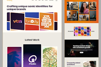 do figma landing page design and website development