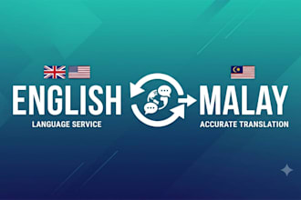 do english to malay or malay to english translation
