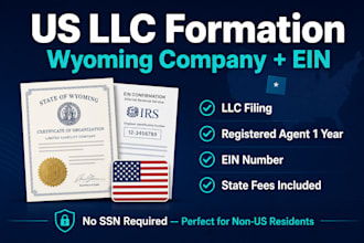 register a wyoming US llc and ein number