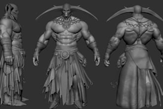 sculpt 3d cosplay model, 3d miniature model, 3d figures 3d warhammer