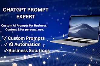 create custom chatgpt prompts for any purpose