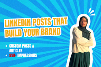be your professional linkedin ghostwriter and content creator