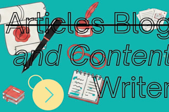 be your professional content writer and editor