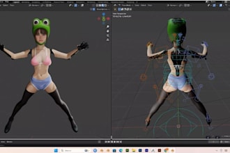 model 3d game character 3d creature 3d props for animation, unity unreal engine