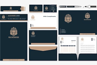 design business card, letterhead, and stationery items
