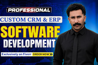 develop custom CRM erp software for your business