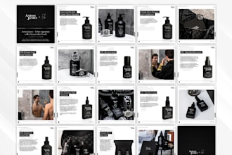 design a professional catalog or magazine layout