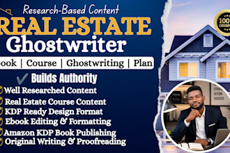 ghostwrite business, finance, real estate, forex book and personal finance ebook