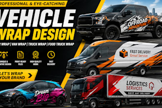 design professional vehicle wrap and car wrap