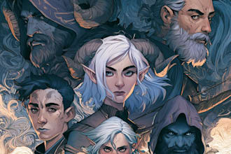 design fantasy custom illustrations