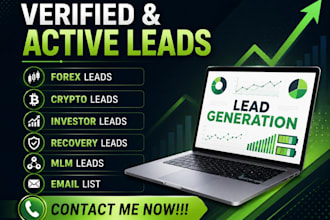 provide verified forex recovery leads for high converting campaigns