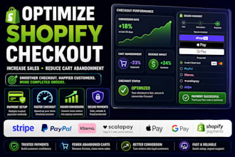 optimize shopify checkout stripe paypal klarna scalapay payment conversion setup