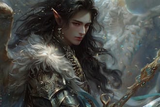 fantasy character art and fantasy character art