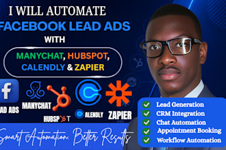 setup facebook ads CRM calendly workflow automation