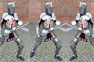design custom wearable cosplay creation fantasy knight anime 3d cosplay armor