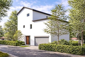 create photorealistic 3d exterior renderings for real estate