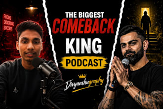 design eye catching podcast cover art for spotify and apple podcasts