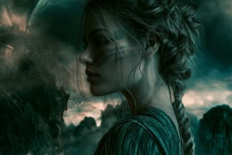 design a dreamy fantasy album cover