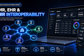 develop custom emr ehr systems and fhir hl7 software