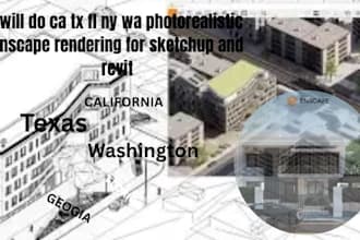 do ca tx fl ny wa photorealistic enscape rendering for sketchup and revit